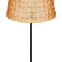 Globo LED-Solarleuchte, Ø 12,5 cm, Amber, 2er-Set. Dekorative Solar-Tischleuchte mit Kristalloptik.