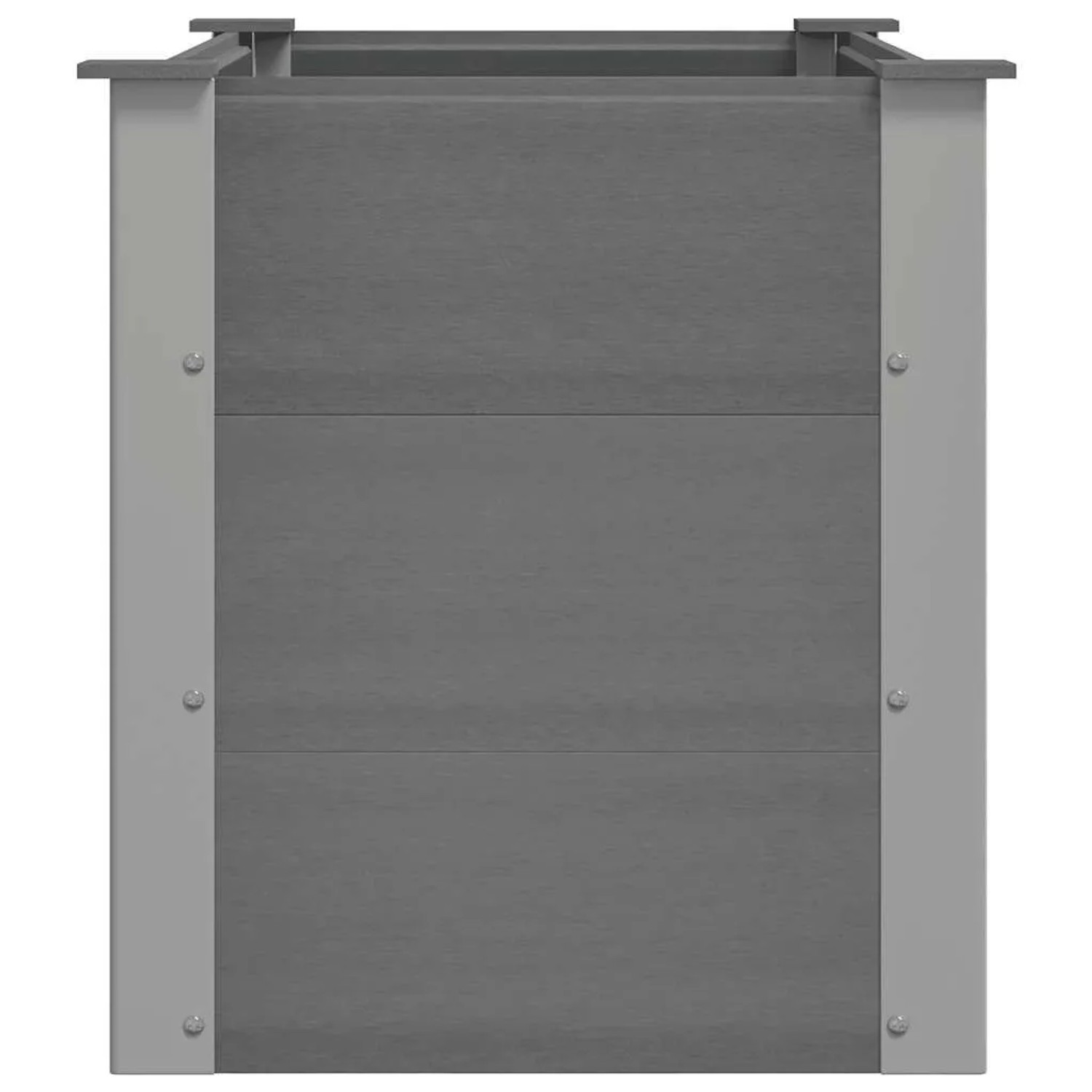 vidaXL Garten-Hochbeet WPC 100 x 50 x 54 cm Grau 43603_5