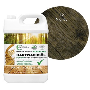 Contura Hartwachsöl Colorline Nightly, 2,5L: Holzöl für Parkett, Dielen und Möbel.