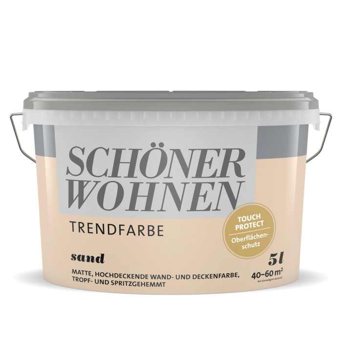 Creme Wandfarbe Sand