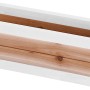 AXI Blumenkasten, braun/weiß, 19x54x11,5 cm, aus Holz für Gartenspielgeräte.