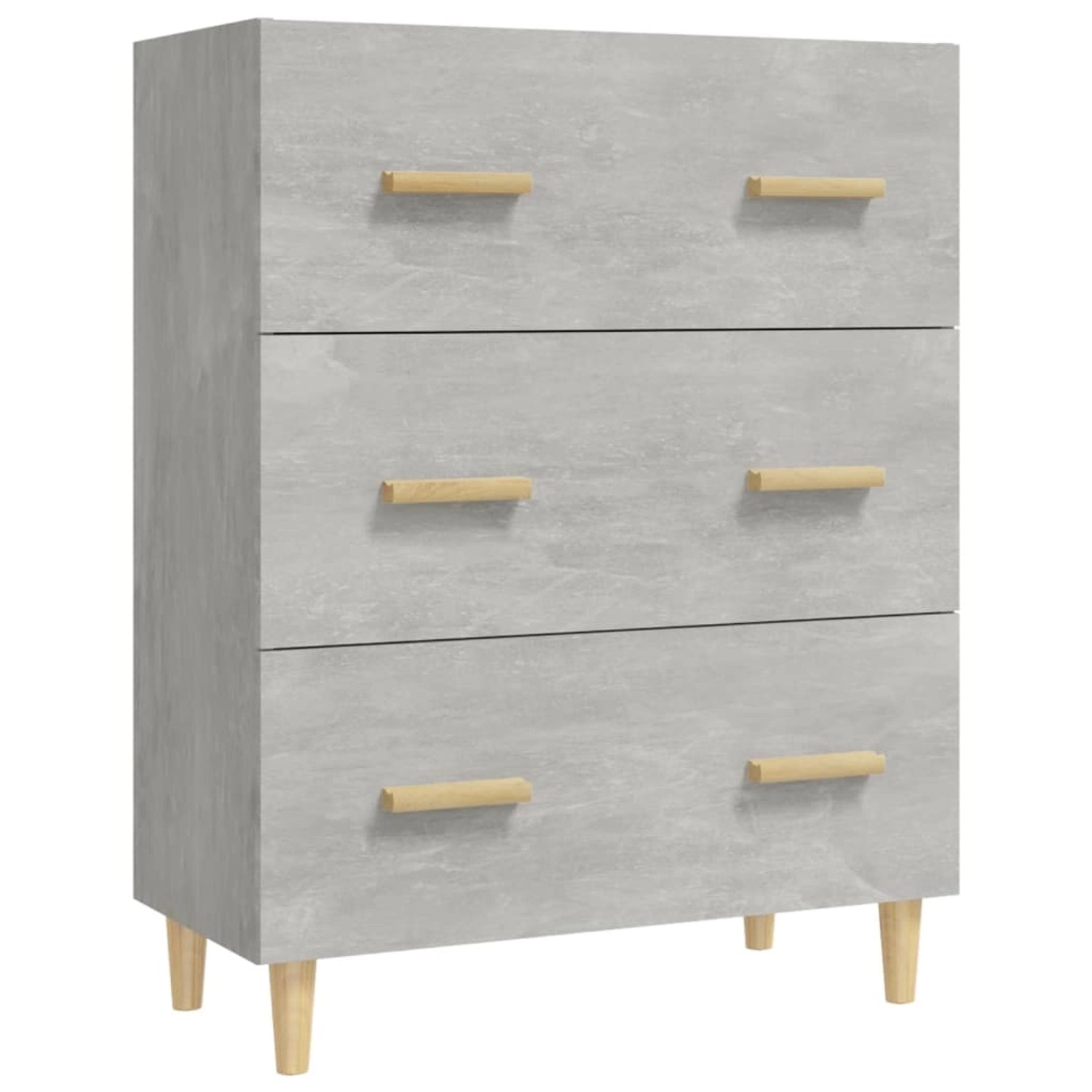 vidaXL Sideboard Betongrau 70x34x90 cm Holzwerkstoff 812154 günstig online kaufen