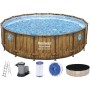 Bestway Power Steel Swim Vista Series Frame Pool Komplettset 488 x 122
cm Holz Optik Bestway Power Steel Swim Vista Series Frame Pool Komplettset 488 x 122 cm Holz Optik