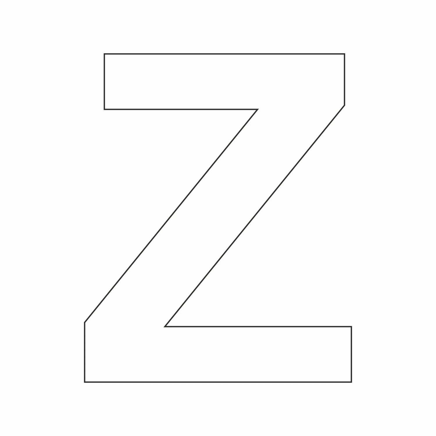 Hermann Schütz Aufkleber Z Höhe 10 cm Weiß