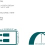 Abbildung der Maße des Bestway® Cool Dome 2 Zeltes für 2 Personen.