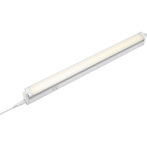 Weiße LED Unterbauleuchte mit 6W, ideal für Küche & Werkstatt. Helles, neutralweißes Licht.