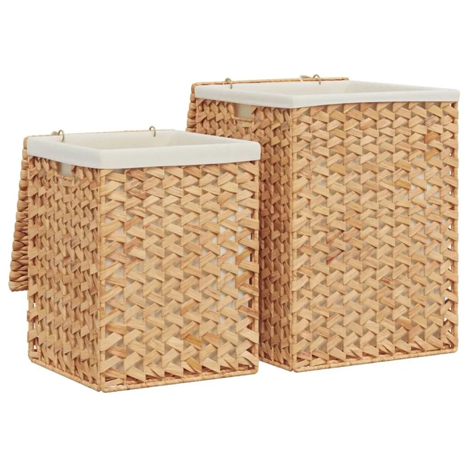 vidaXL Wäschekörbe 2 Stk Wasserhyazinthe 355183