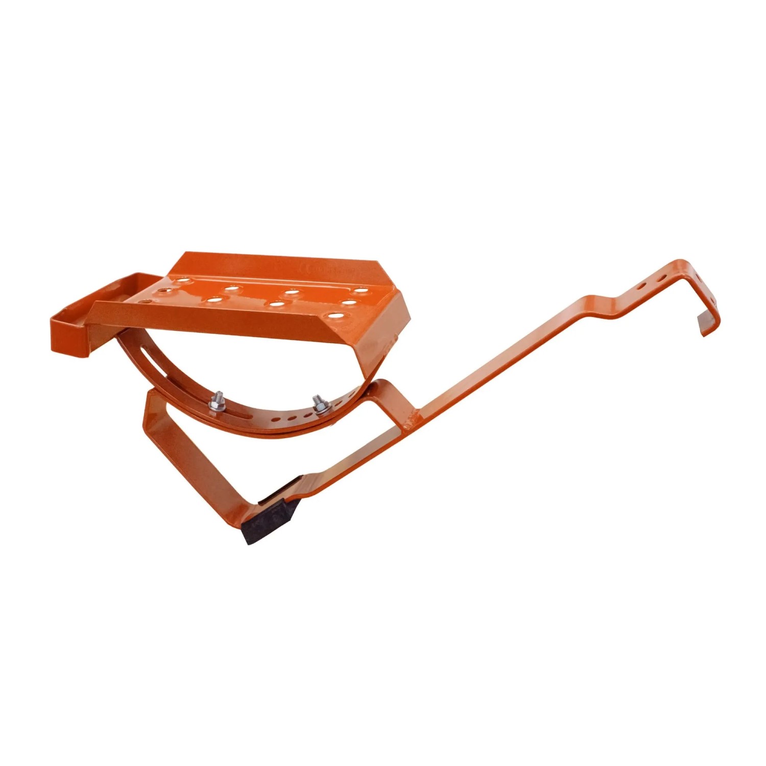 Daprona Dachtritt Set für Gewellte Dachziegel 25cm Stahl Verzinkt Ziegelrot