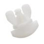 Gardinia Zwischenfeststeller, 6er-Pack, weiß, für Gardinenschienen zur Fixierung von Vorhängen.