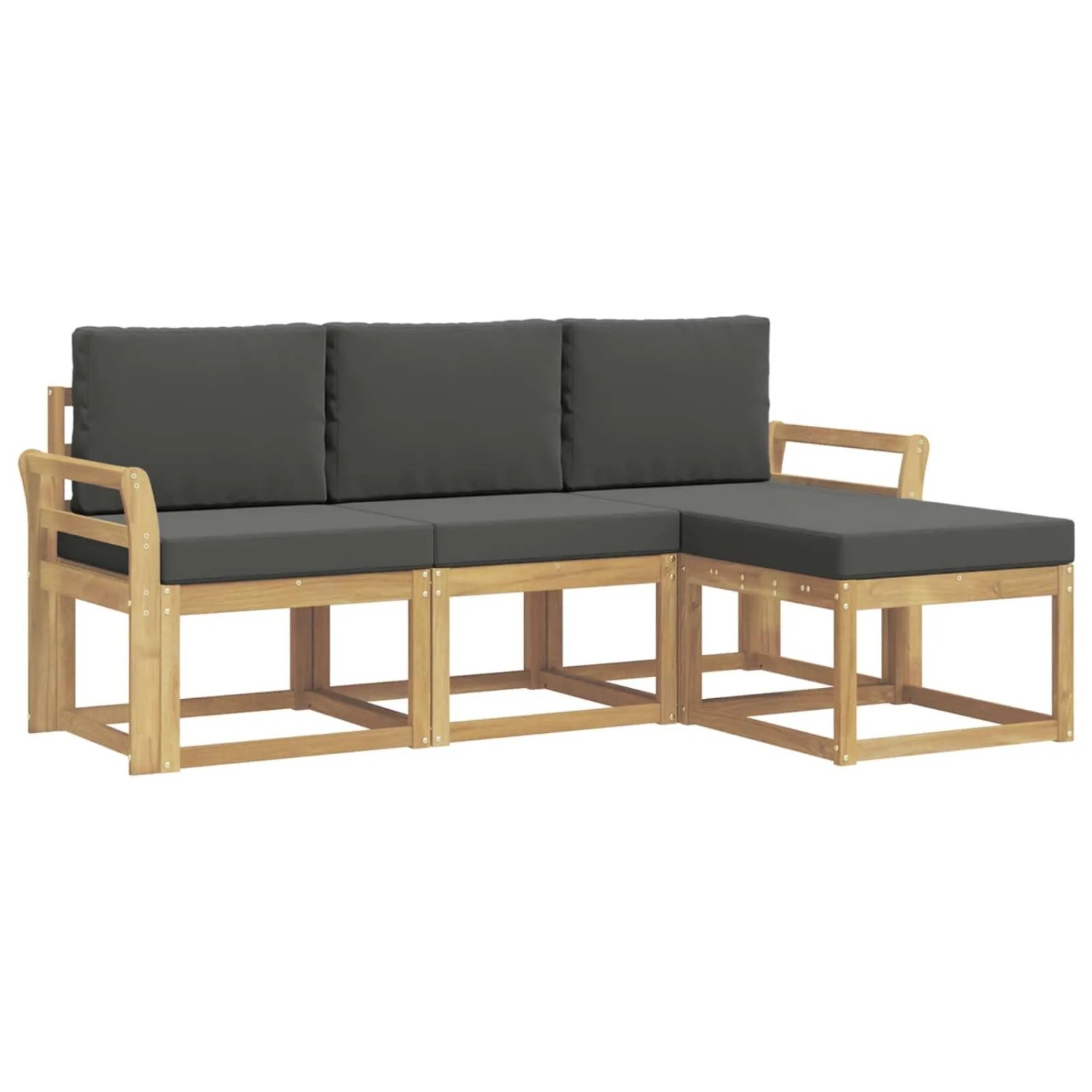 vidaXL Outdoor-Sofagarnitur 4-Tlg 3387456