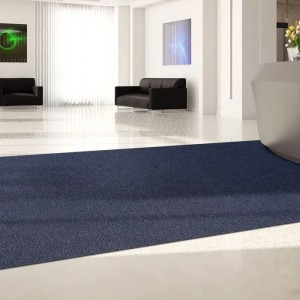 Floordirekt Schmutzfangmatte Hong Kong Extra Robust Rutschfest Blau 200 x 500 cm