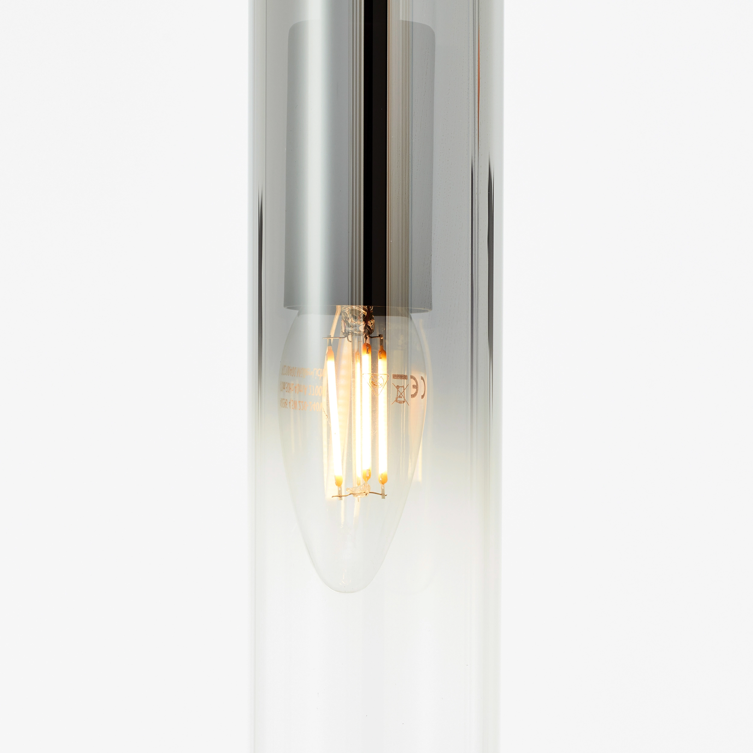 Brilliant Pendelleuchte Glasini 1-flammig Schwarz Matt Ø 14,5 cm x 119 cm  kaufen bei OBI | Pendelleuchten