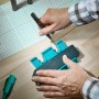 Wolfcraft Einpass-Set für Laminat: Konturenlehre zum Übertragen von Profilen auf Laminat oder Designboden.