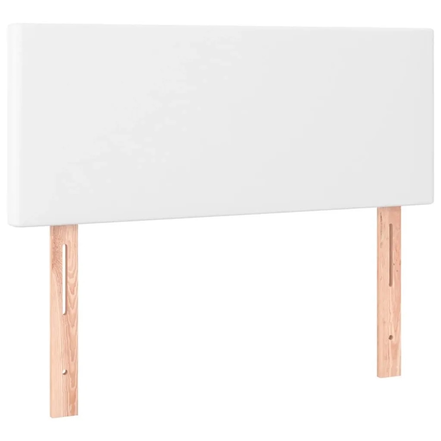 vidaXL Kopfteil Weiß 90x5x78/88 cm Kunstleder 345753