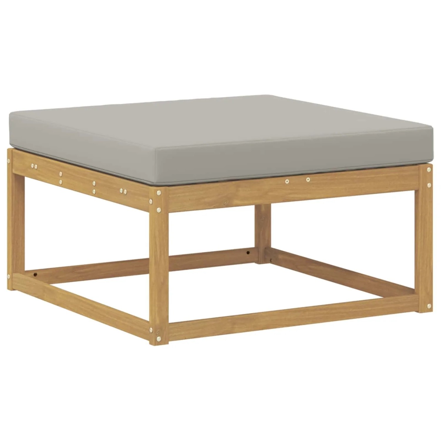 vidaXL Outdoor-Fußhocker Polyester Weiß 901532