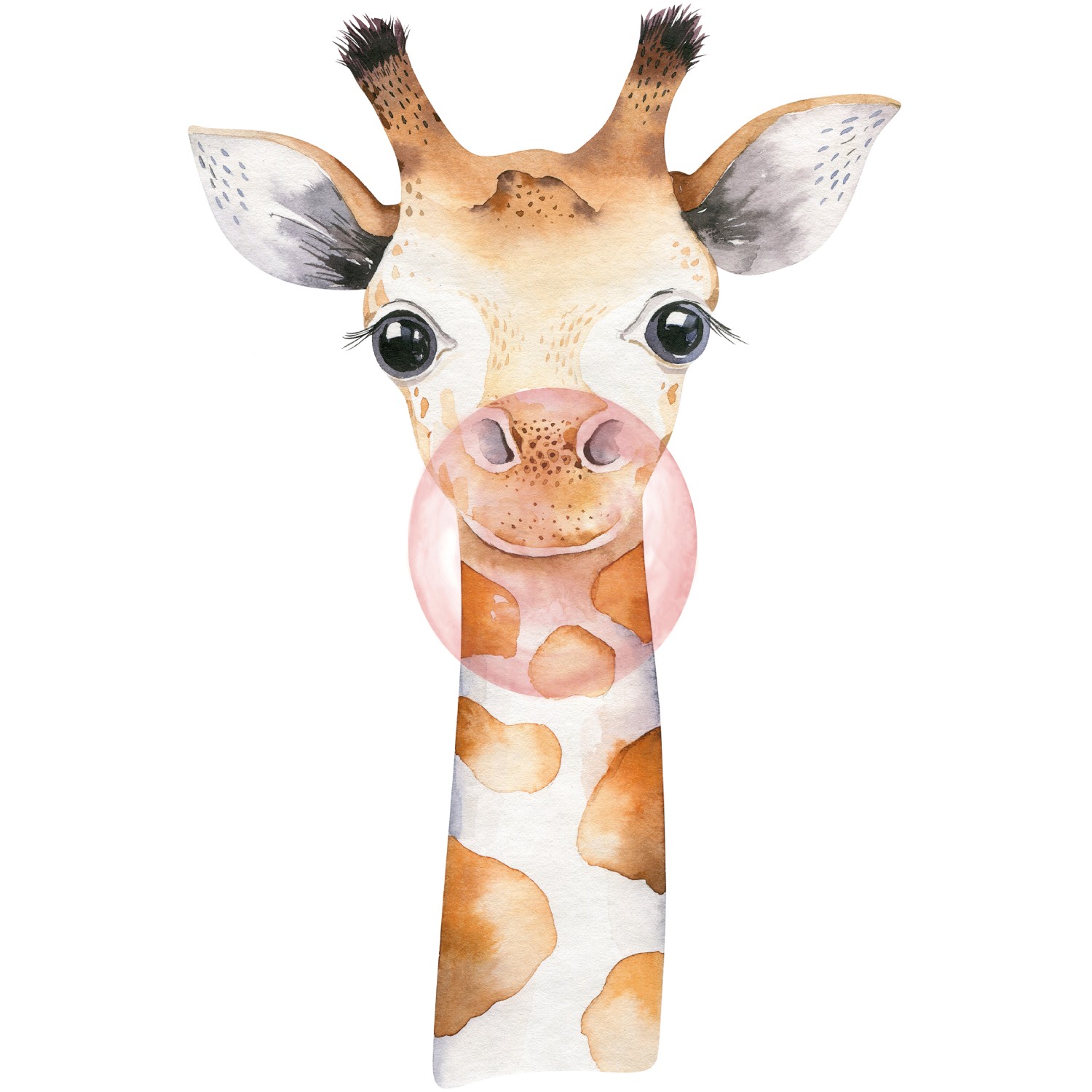 Rasch Digitaltape Bambino XIX 253306 Giraffe Dunkelbeige 2,8 m x 1,5 m