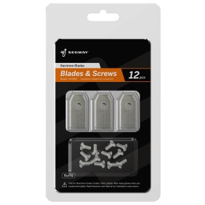 Segway Navimow Ersatzmesser Set, 12 Stück, für Mähroboter. Zubehör für Rasenmäher.