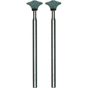 Proxxon Schleifstifte, Silizium-Carbid, Linsenform, 2 Stück, für Miniaturwerkzeuge.