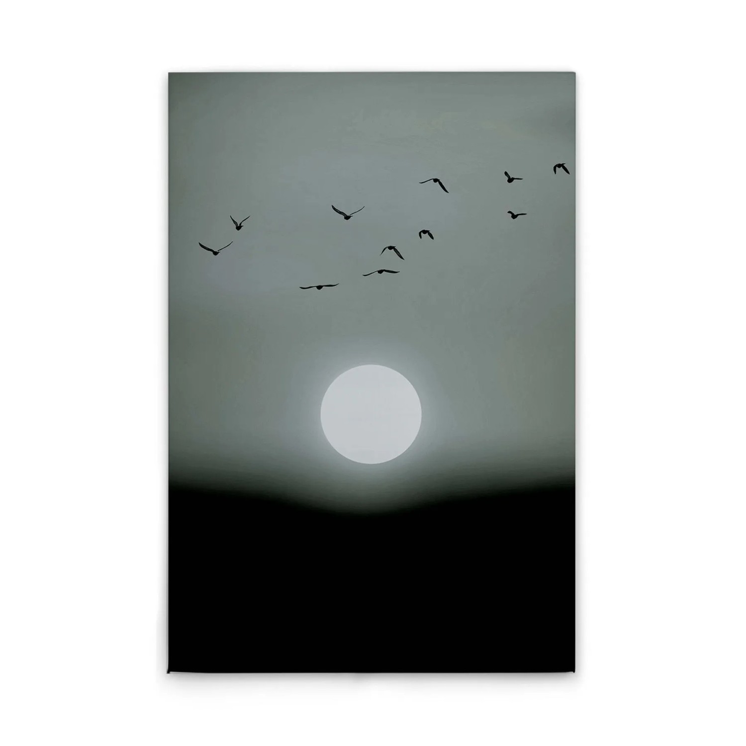 Tadessi Leinwandbild - M1-No.50700 - Mondschein im Hotizont - 60 x 90 cm - Querformat