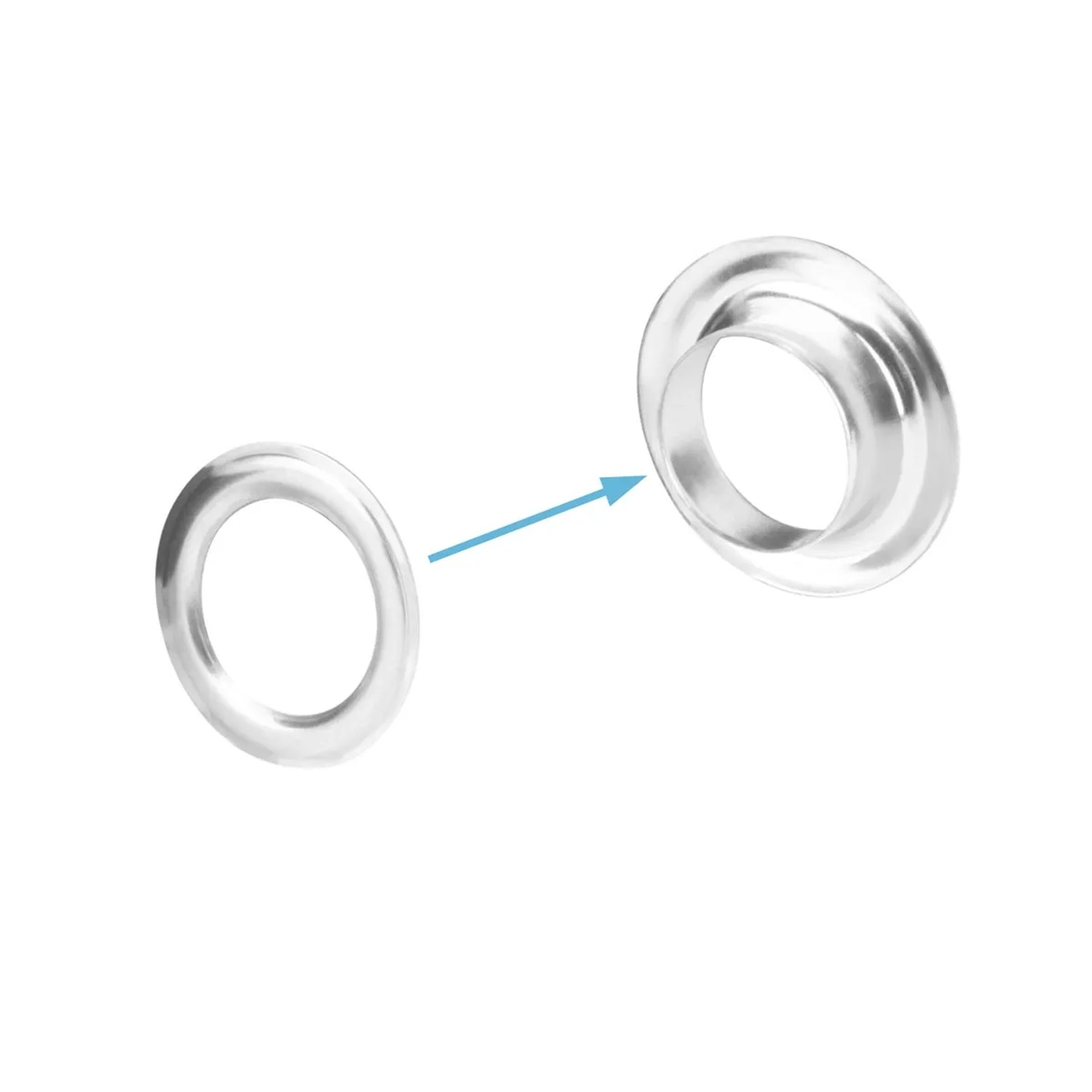 STAHLWERK Ösenzange Set 10 mm Mit Lochstanze Und 125 Ösen Aus Gehärtetem Stahl_5