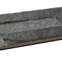 Verblender UltraStrong Bologna Schiefer Schwarz Feinsteinzeug, Detailansicht.