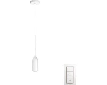 Ambiance Hue Devote Dimmer LED-Pendelleuchte Philips White Weiß inkl.