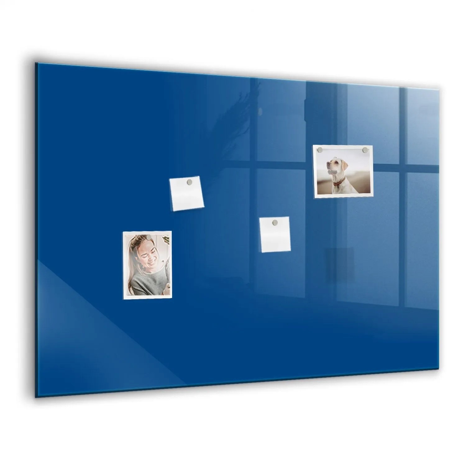 Tulup Glasmagnettafel Beschreibbar Blaue Farbe 100x70 cm Magnettafel Wand G günstig online kaufen