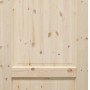 Radex Zimmertür Landhaus Kiefer, naturbelassene Holztür für den Innenbereich, Detailansicht.