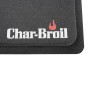 Char-Broil Grillmatte aus PVC, gerippte Oberfläche mit Logo, schützt vor Fettspritzern.