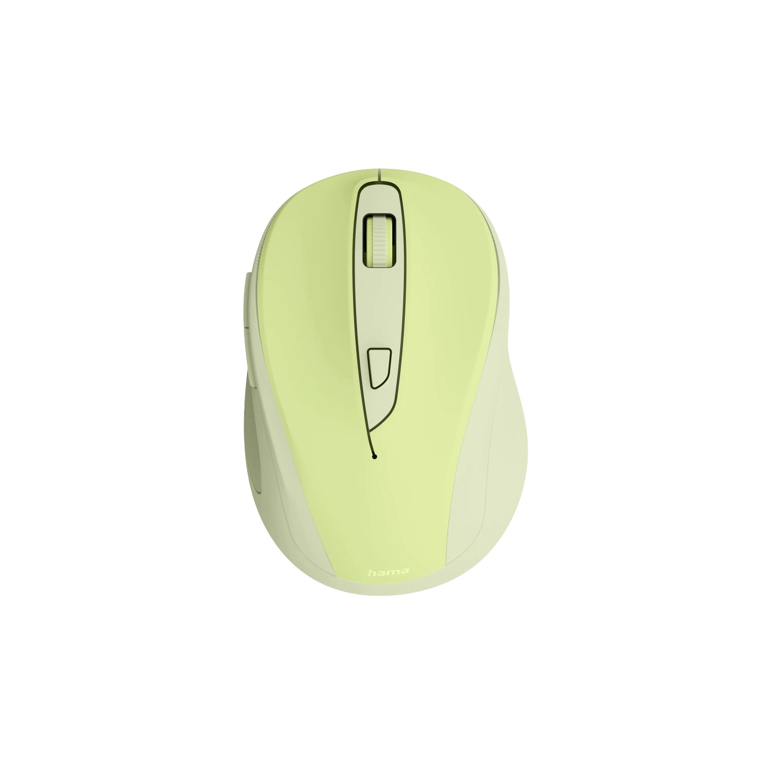 Hama Optische 6-Tasten-Funkmaus WM-400 Ergonomisch ohne Klickgeräusch Grün