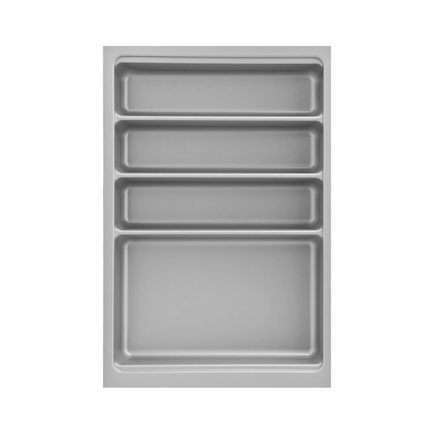 Agoform Besteckeinsatz Scoop-2 474x316x59mm Schubladeneinsatz Kunststoff Silber
