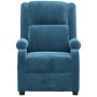 vidaXL Elektrischer Massagesessel Blau Samt 3098414_4