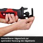 Einhell Akku-Universalsäge TE-AP 18/13 Li-Solo in roter Ausführung, Sägeschuh wird von Hand verstellt.