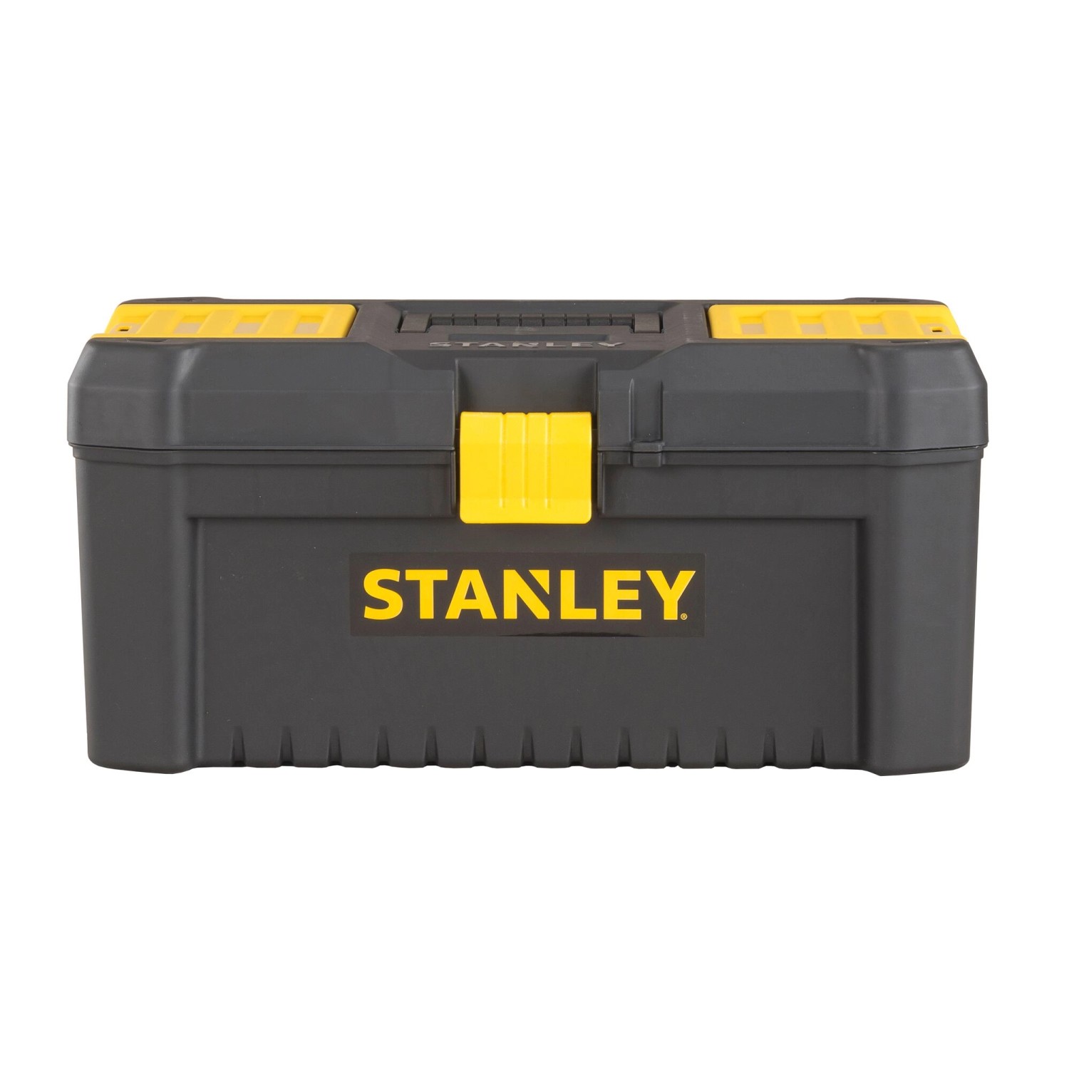Stanley 16 Zoll Kunststoffbox Essential mit Organizern und Kunststoffschliessen