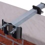 Videx Garden Sonnenschirmhalter Easyfix für Mauerbrüstung, verzinkt, zur einfachen Montage.