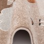Detailaufnahme: Beige Pergamon Kinderteppich Maui Kids mit Spielwelt-Motiv, 80x150cm.