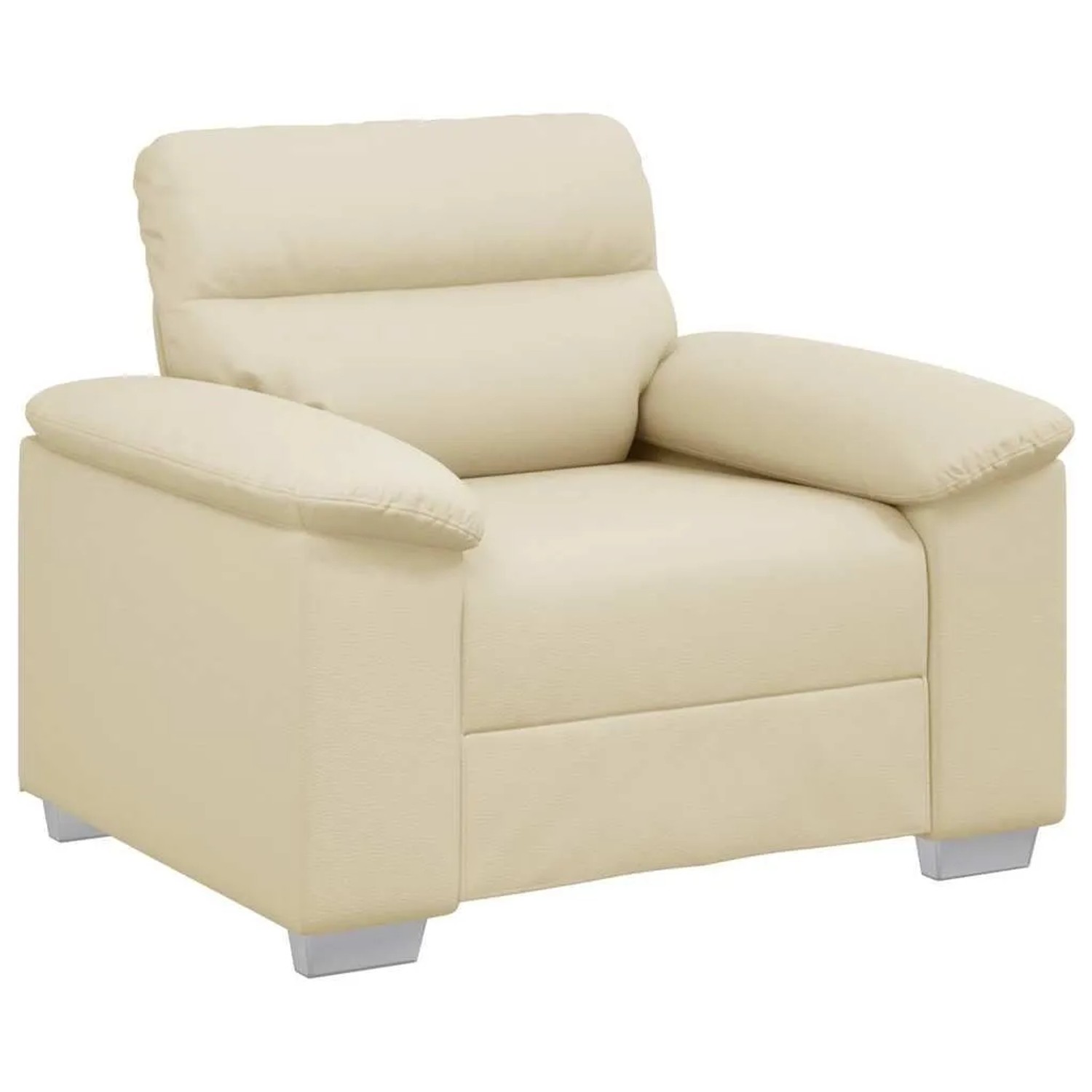 vidaXL Sessel Creme 100x81x84 cm Kunstleder 4105327