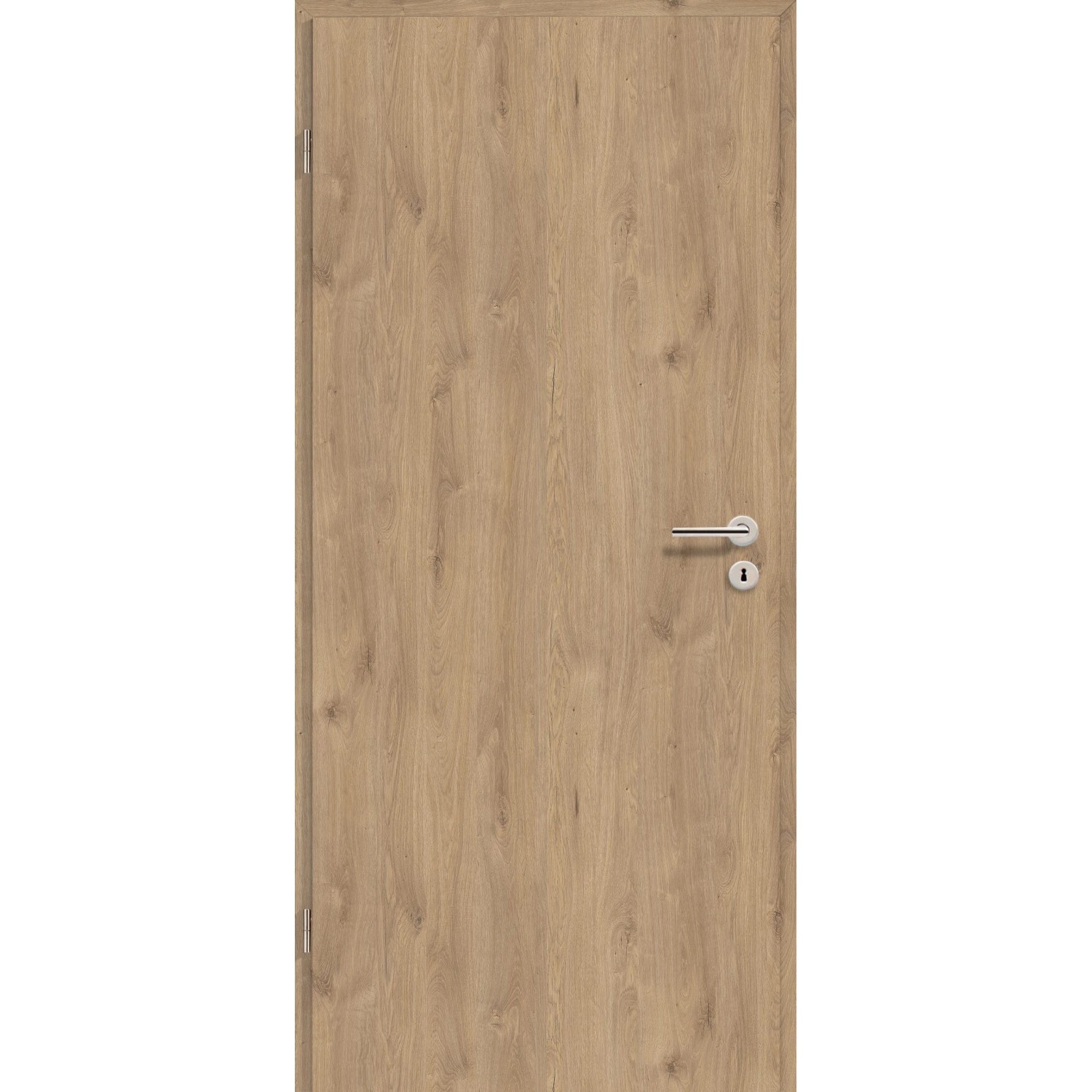 GetaDoor Zimmertür GL 767 Eiche Adria 86 cm x 198,5 cm Anschlag L