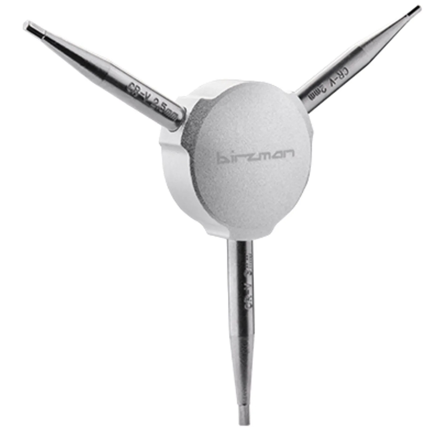Birzman Y-Innensechskantschlüssel Y-Griff Silber 2/25/3 mm