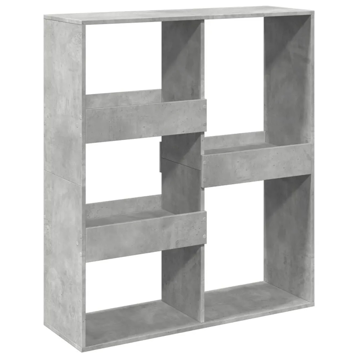 vidaXL Raumteiler Betongrau 100x33x115 cm Holzwerkstoff 3309549