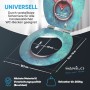 Sanilo WC-Sitz Knocker mit Absenkautomatik, Holz, blau-grün mit Ring