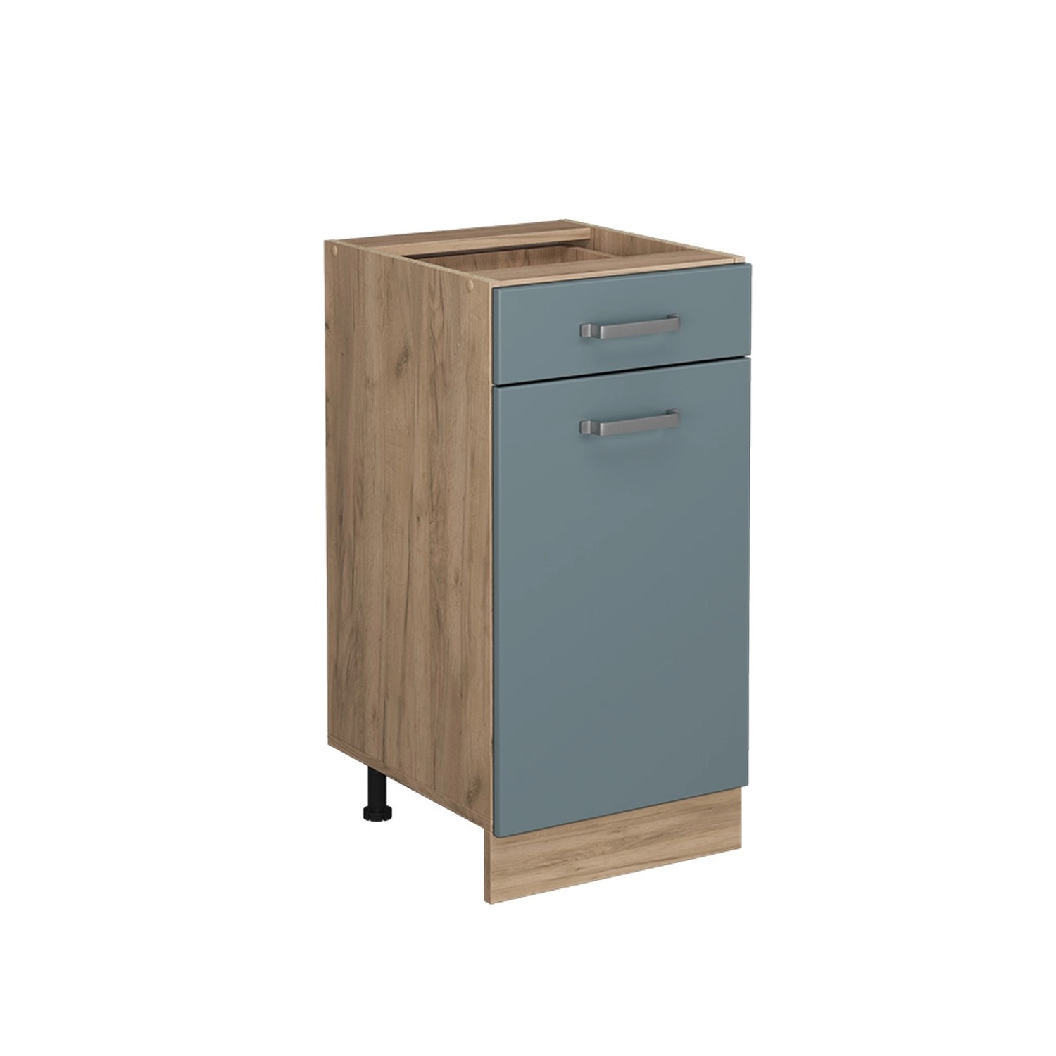 Vicco Küchenunterschrank R-Line Schubladenschrank für die Küche Blau-Grau 4 günstig online kaufen