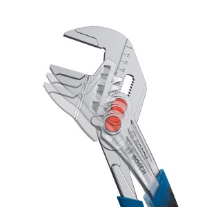 Bosch Professional Sanitär-Zangenschlüssel, 250 mm, mit blauem Griff für Rohre bis 48 mm.