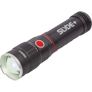 NEBO LED-Taschenlampe Slyde: Robuste, dimmbare Arbeitsleuchte mit Aluminiumgehäuse.