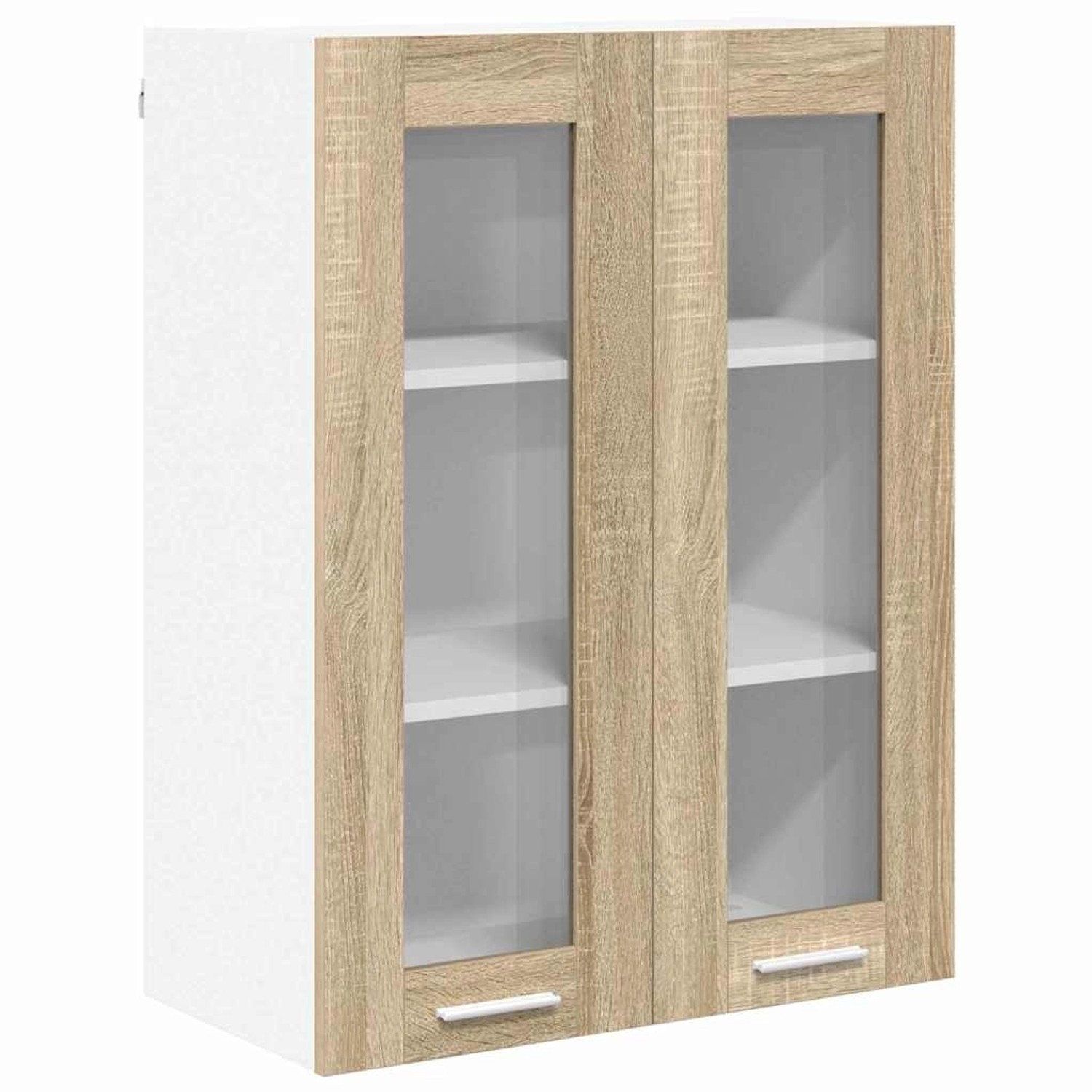 vidaXL Hängeschrank Riga Sonoma-Eiche 60 x 31 x 80 cm Holzwerkstoff 884316