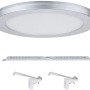 Paulmann LED-Einbaupanel 2in1 Cover-it Chrom mit Montagezubehör.