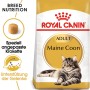 Royal Canin Maine Coon Adult Katzenfutter Trocken 4kg Packung mit Maine Coon Katze