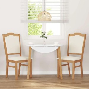 vidaXL Esszimmerstühle mit Kissen 2 Stk Massivholz Gummibaum 4102468