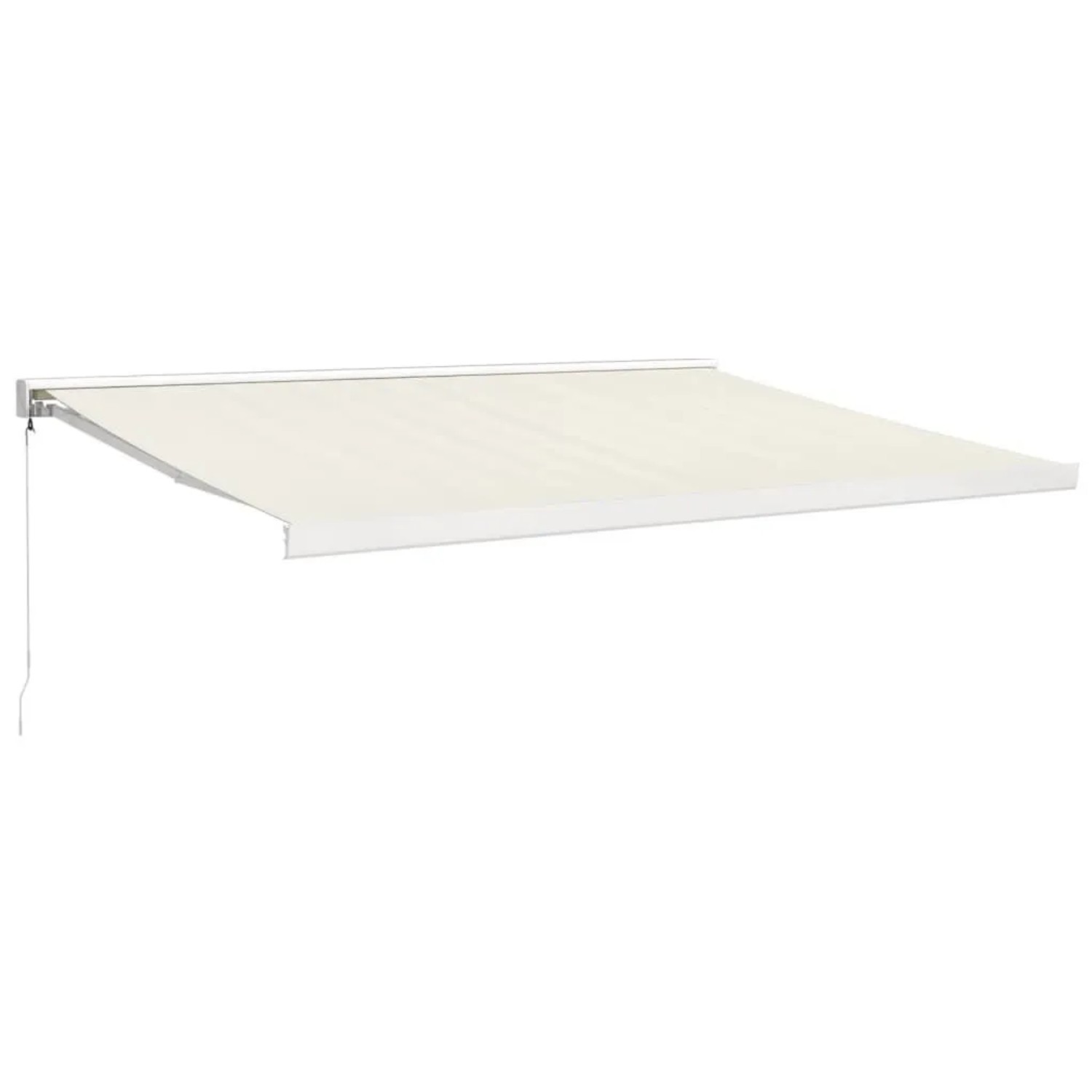 Furnicato Einziehbare Markise 4 5x3 M Creme Aus Pulverbeschichtetem Aluminium Mit Uv Beständigem Polyesterstoff