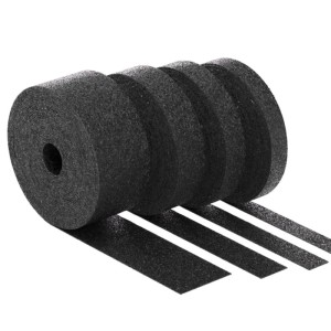 Rolle Bauheld Terrassenpads, 10 m, 6 mm dick, zur Trittschalldämmung auf Terrassen.